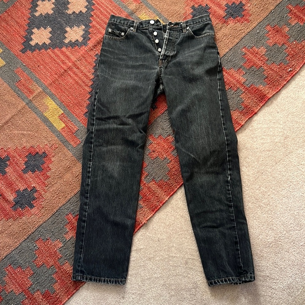 Vintage Straight-Leg Button-Fly Banana Republic Jeans